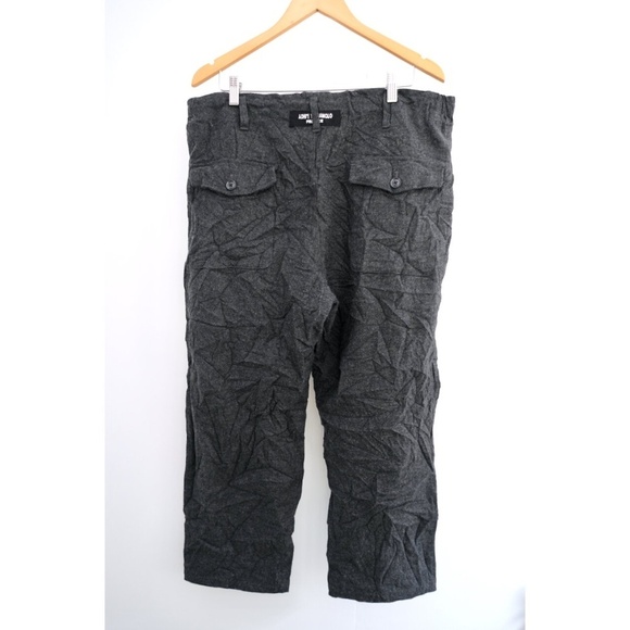 Yohji Yamamoto -  AW16 Wool-Blend Textured Pants - Picture 16 of 16